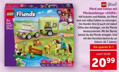 Friends - Pferd und Fohlen mit Pferdeanhänger >>42695