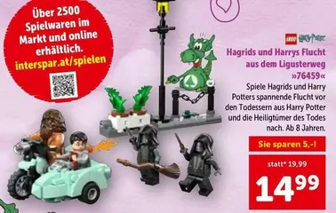 Harry Potter - Hagrids und Harrys Flucht aus dem Ligusterweg 76459