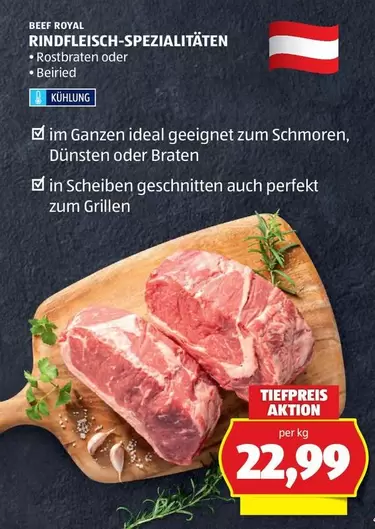 Royal - RINDFLEISCH-SPEZIALITÄTEN Rostbraten oder Beiried