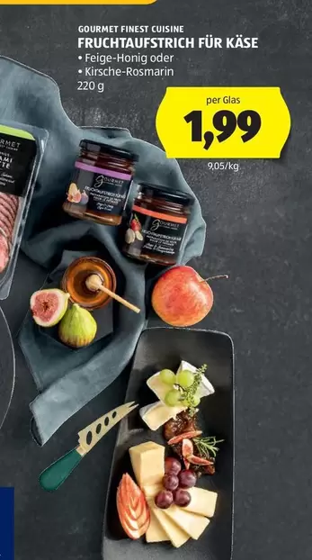 Gourmet - FRUCHTAUFSTRICH FÜR KÄSE