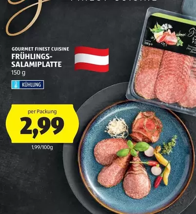 Gourmet - FRÜHLINGS-SALAMIPLATTE