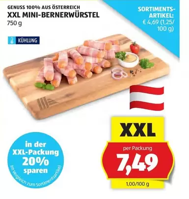 XXL MINI-BERNERWÜRSTEL