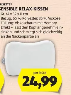 SENSIBLE RELAX-KISSEN