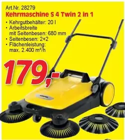 Kehrmaschine S 4 Twin 2 in 1