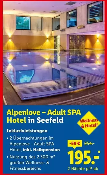 Wellness - Adult SPA Hotel in Seefeld