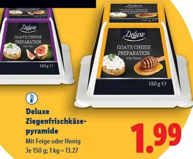 Ziegenfrischkäse-pyramide