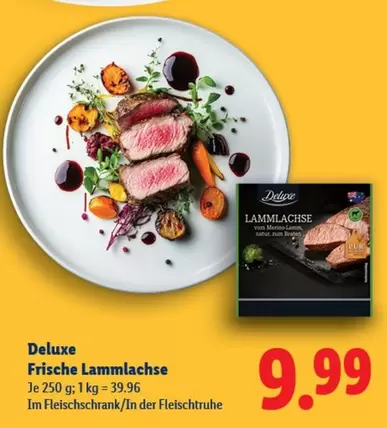 Frische Lammlachse