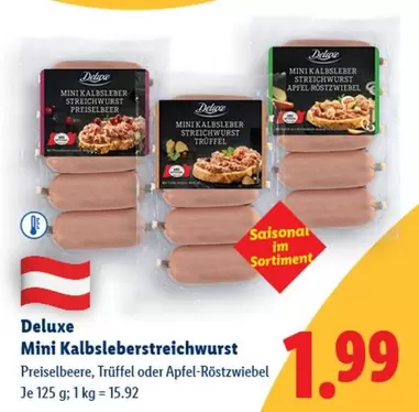 Mini Kalbsleberstreichwurst