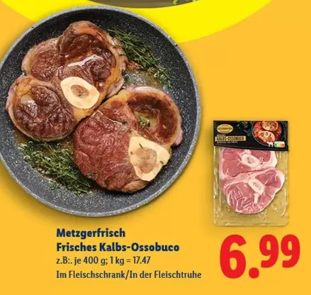 Frisches Kalbs-Ossobuco