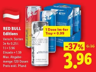 Red Bull - Editions