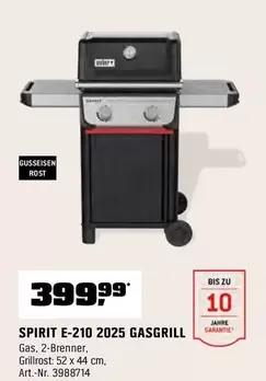 Spirit - SPIRIT E-210 2025 GASGRILL