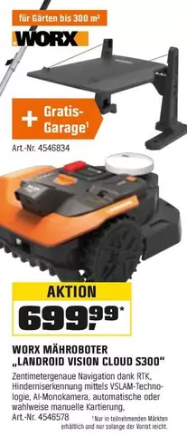 Cloud - MÄHROBOTER „LANDROID VISION CLOUD $300"