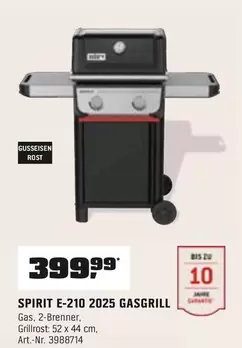 Spirit - SPIRIT E-210 2025 GASGRILL