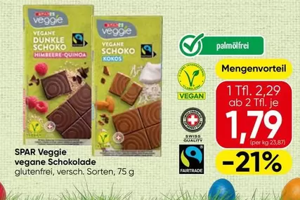 Vegan - vegane Schokolade