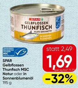 Thunfisch - Gelbflossen  MSC