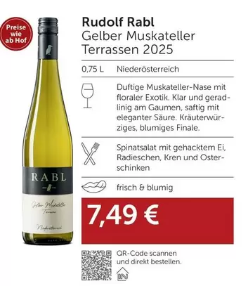 Kren - Gelber Muskateller Terrassen 2025