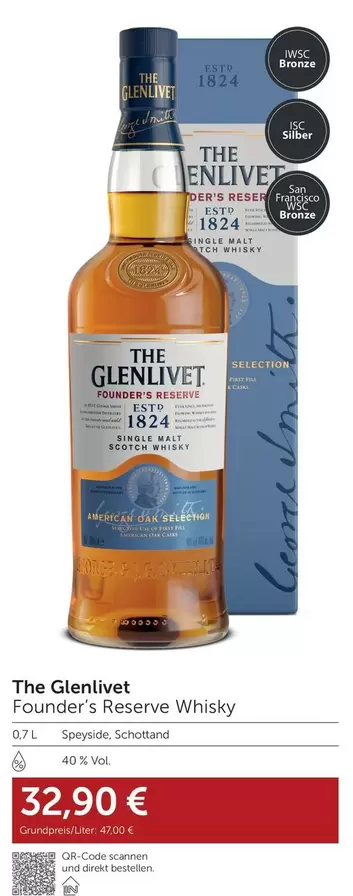 Founder's Reserve Whisky