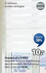 Doppelrollo FEMRIS