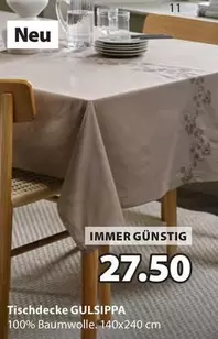 Tischdecke GULSIPPA