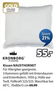 Gold - Kissen NAUSTHORNET