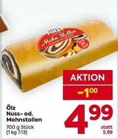 Nuss- od. Mohnstollen