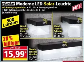 Cube - Moderne LED-Solar-Leuchte