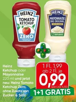 Ketchup oder Mayonnaise