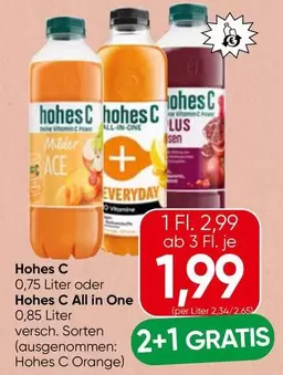 Orange - Hohes C oder Hohes C All in One