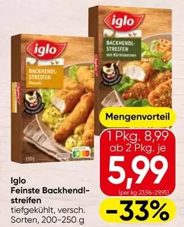 Feinste Backhendl-streifen