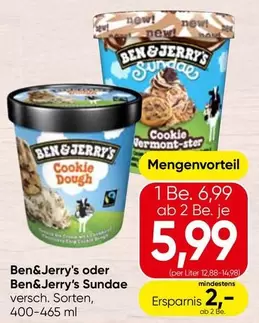 Ben&Jerry's oder Ben&Jerry's Sundae
