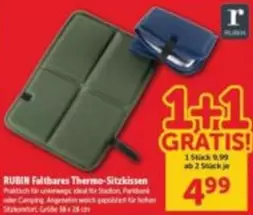 Camping - Faltbares Thermo-Sitzkissen