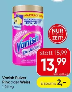 Pink - Pulver  oder Weiss