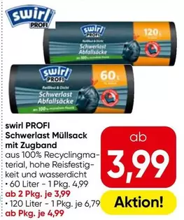 Schwerlast Müllsack mit Zugband