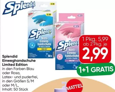 Einweghandschuhe Limited Edition