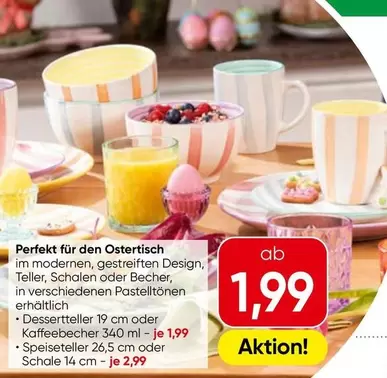 Teller, Schalen oder Becher