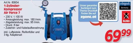 Air Force - 80834 1-Zylinder-Kompressor  7