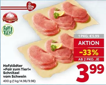 Schnitzel vom Schwein