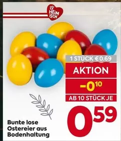 Ostereier aus Bodenhaltung