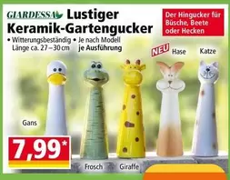 Frosch - Lustiger Keramik-Gartengucker