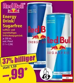 Red Bull - Energy Drink/ Sugarfree
