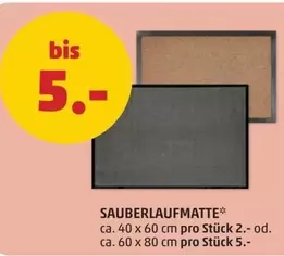 SAUBERLAUFMATTE