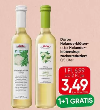 Holunderblüten- oder Holunderblütensirup zuckerreduziert