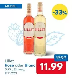 Lillet - Rosè oder Blanc