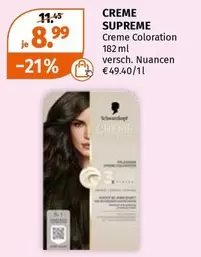 Supreme - Creme Coloration