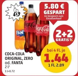 Coca Cola - ORIGINAL, ZERO od. FANTA
