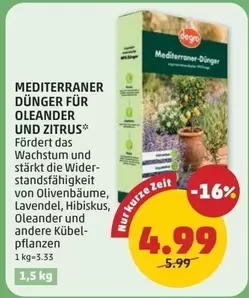 MEDITERANER DÜNGER FÜR OLEANDER UND ZITRUS