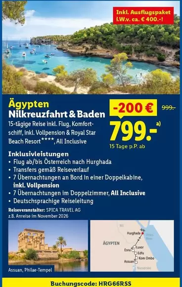 Baden - Ägypten Nilkreuzfahrt &