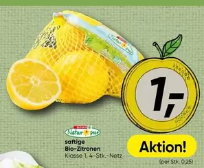 saftige Bio-Zitronen