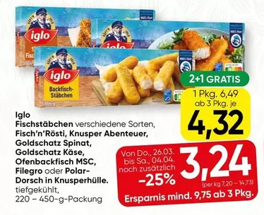 Polar - Fischstäbchen verschiedene Sorten