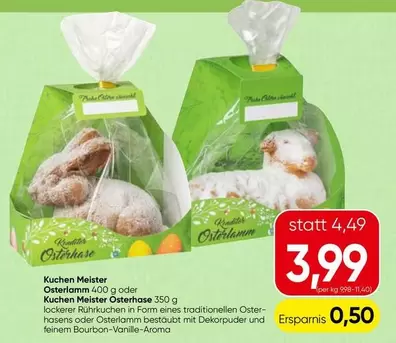 Kuchen -  Meister Osterhase oder Osterlamm